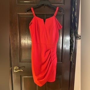 Short Red formal dress
